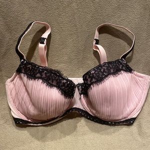 Pink/Black Bra